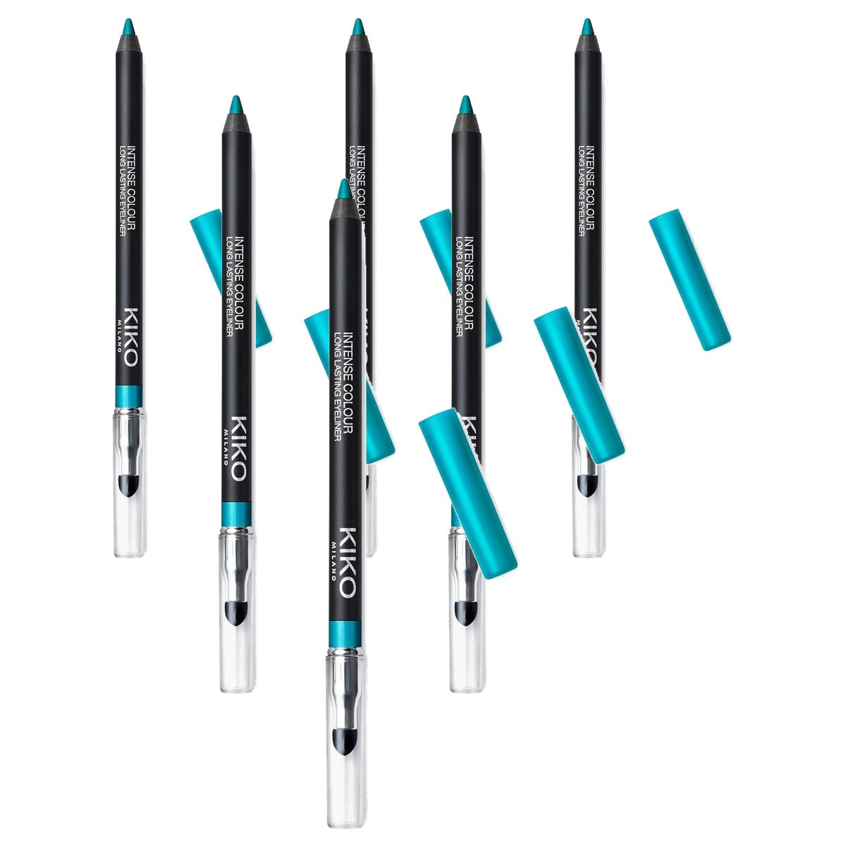 Kiko Milano Intense Colour Longlasting Eyeliner Kleur 12 - 6-pack