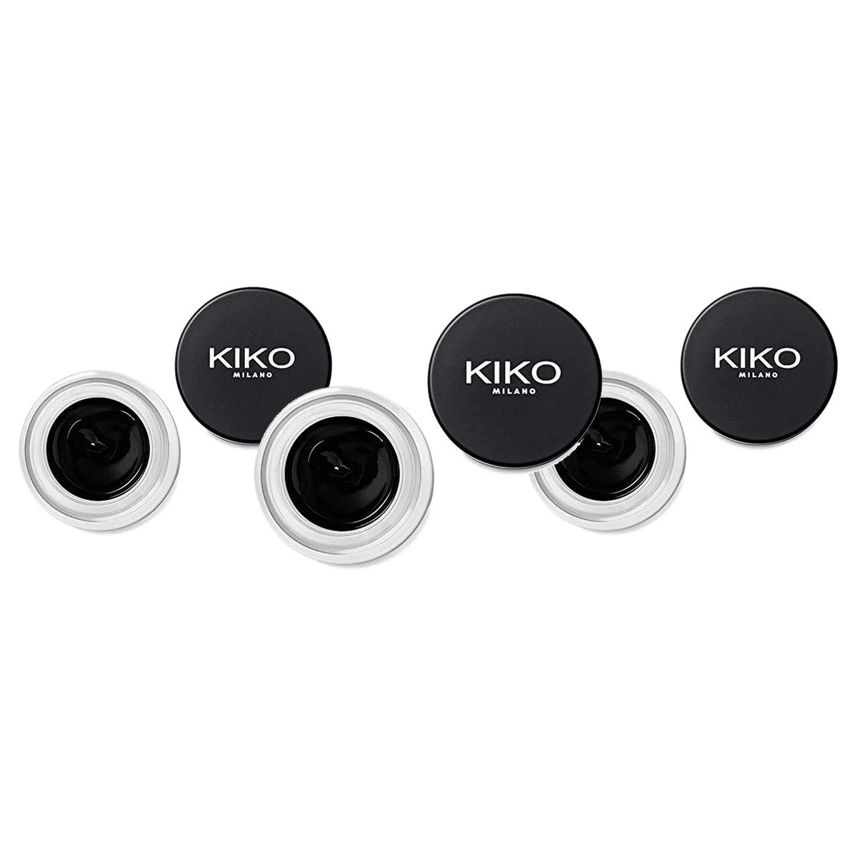 Kiko Milano Lasting Gel Eyeliner Kleur 01 - 3-pack