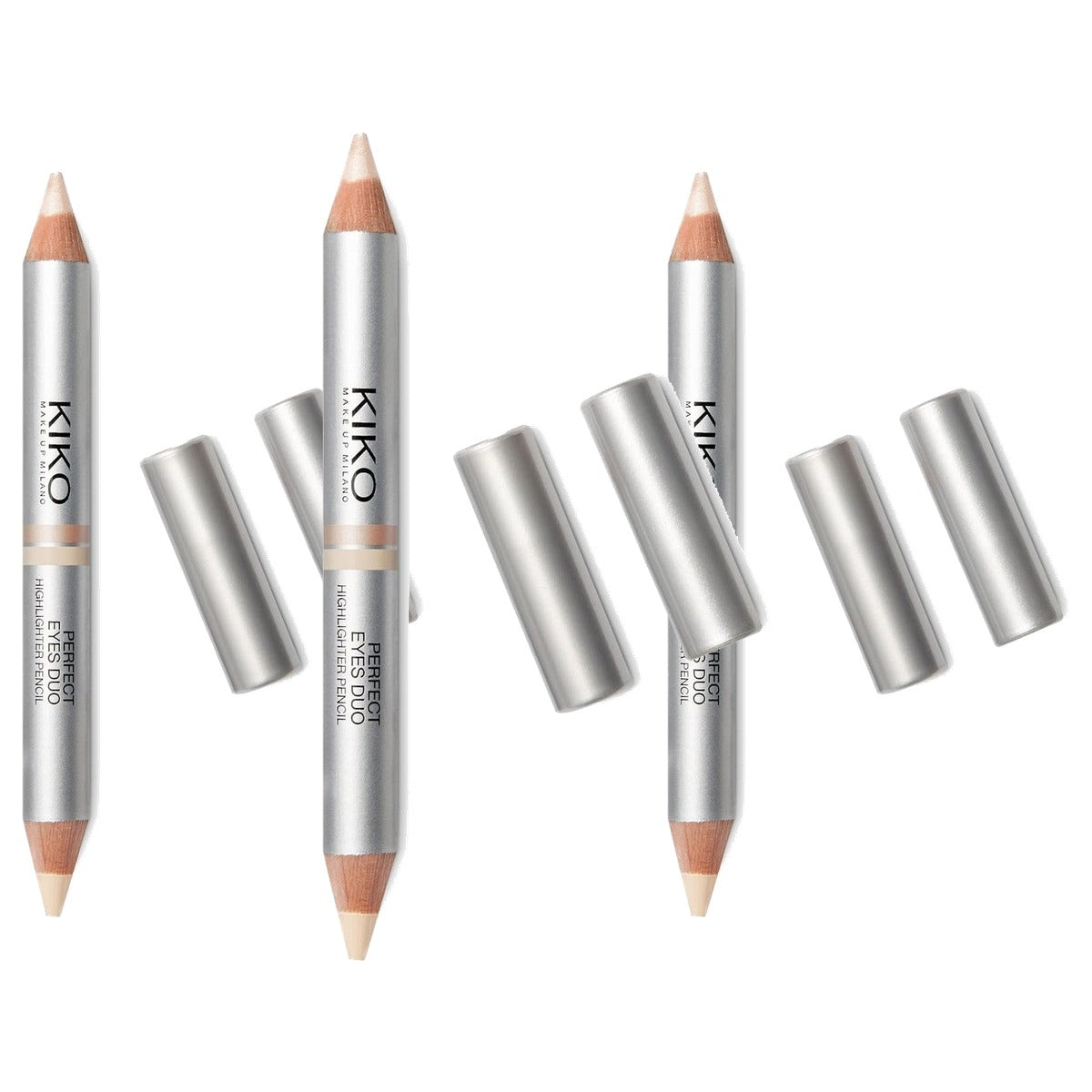 Kiko Milano Perfect Eyes Duo Highlighter Potlood - 3-pack