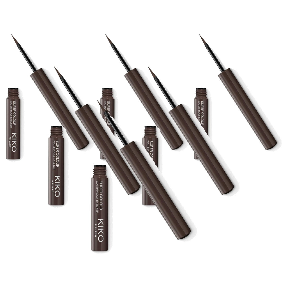 Kiko Milano Super Colour Eyeliner 09 Dark Brown - 6-pack