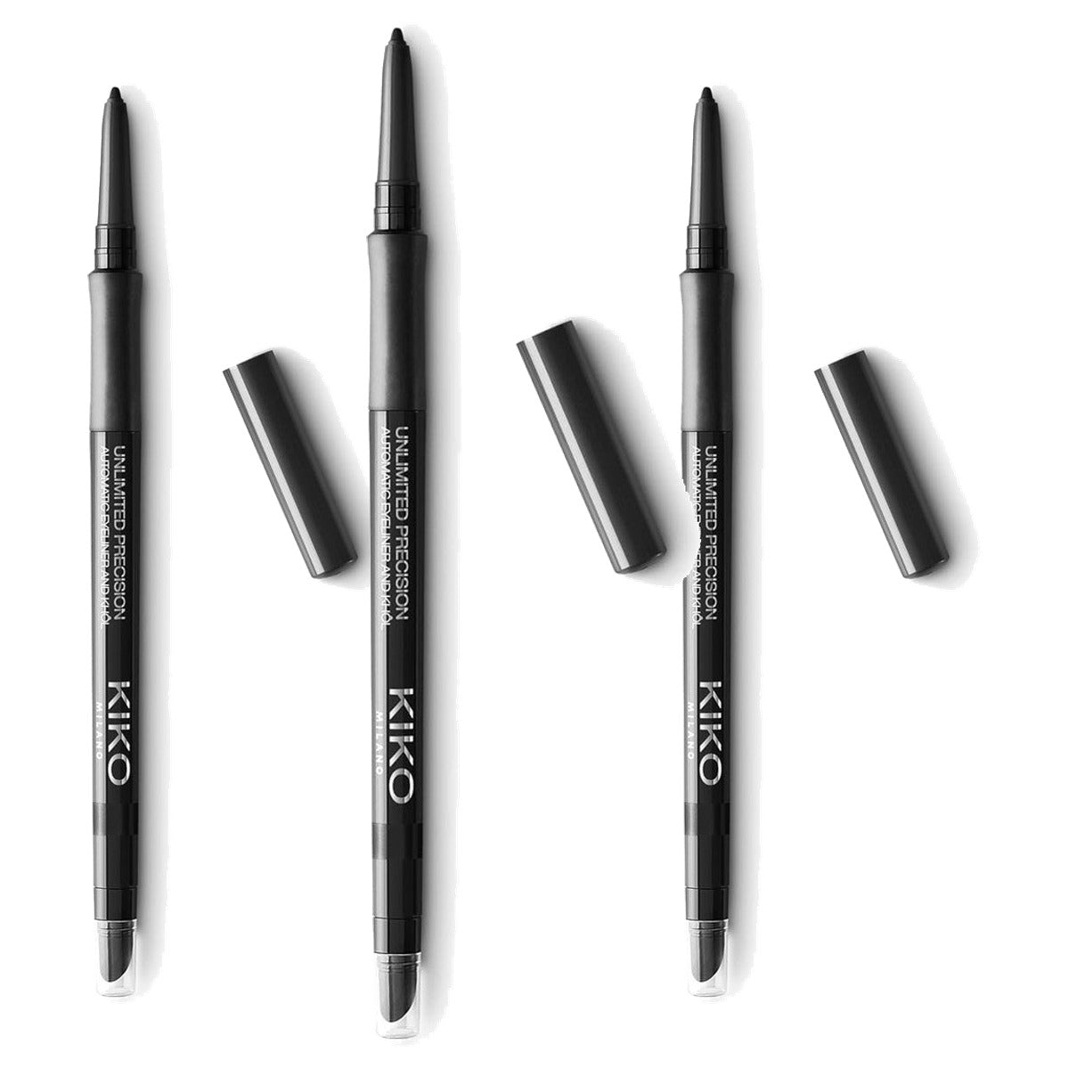 Kiko Milano Unlimited Precision Automatic Eyeliner And Khol Kleur 16 - 3-pack