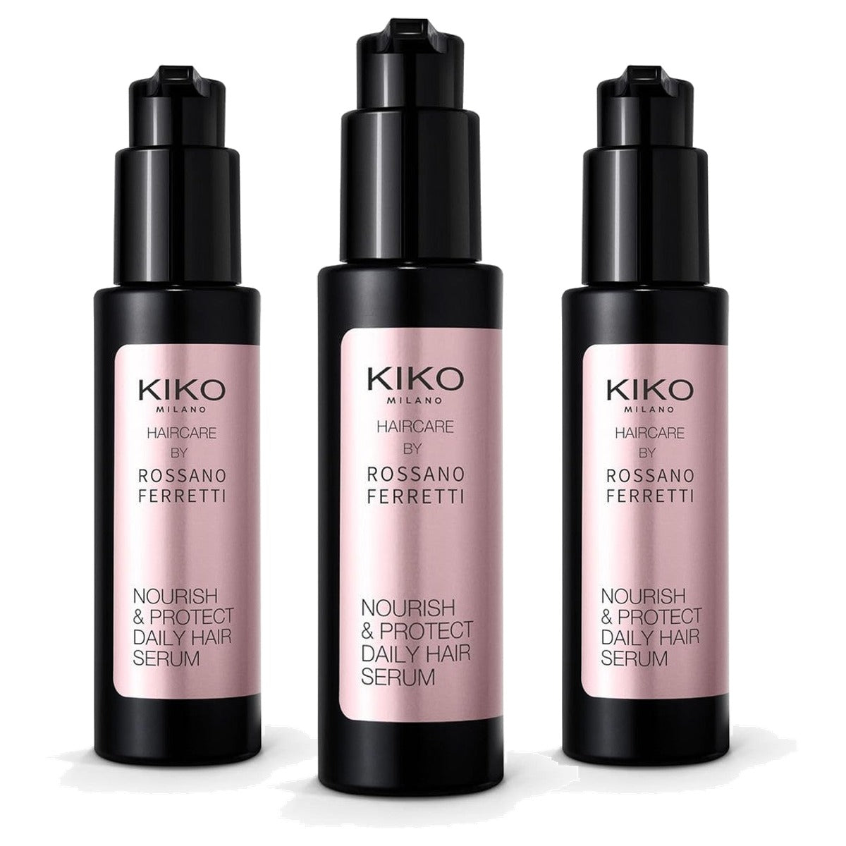 Kiko Milano Nourish & Protect Daily Hair Serum, Voedend Serum voor het Haar - 3-pack