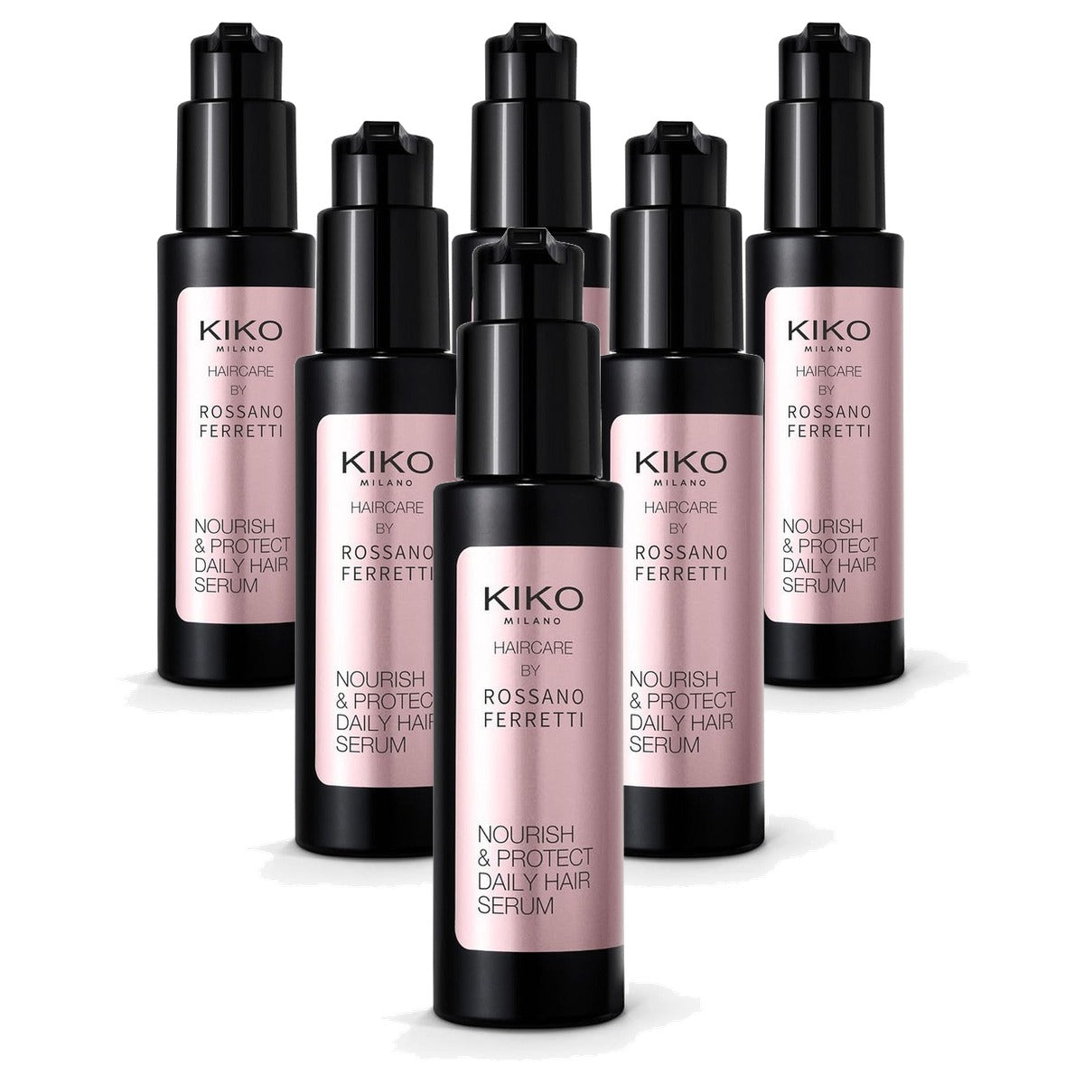 Kiko Milano Nourish & Protect Daily Hair Serum, Voedend Serum voor het Haar - 6-pack