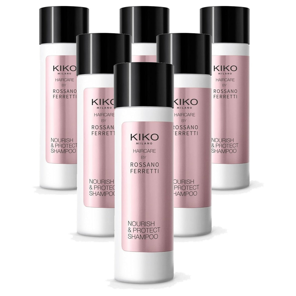 Kiko Milano Nourish & Protect Shampoo, Shampoo voor Haar en Hoofdhuid - 6-pack