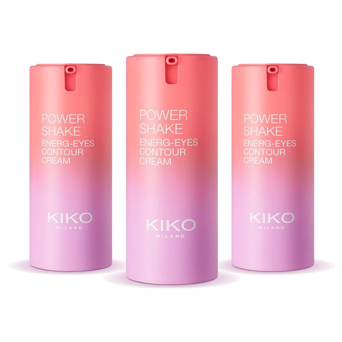 Kiko Milano Power Shake Energ-Eyes Oogcontourcrème - 3-pack