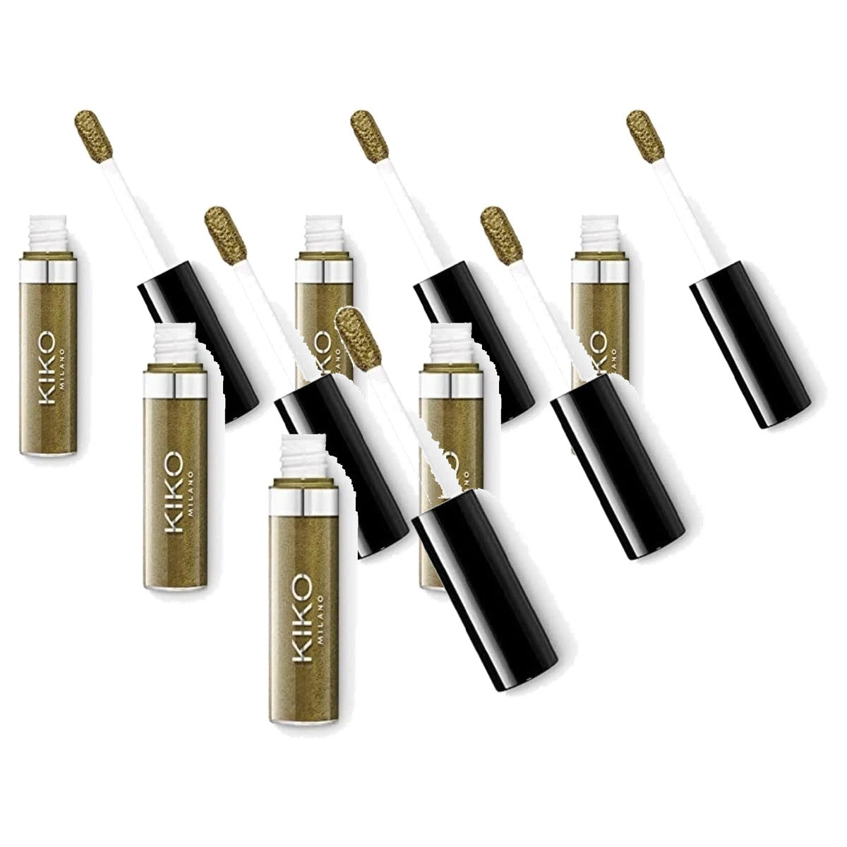 Kiko Milano Langdurige Vloeibare Oogschaduw Kleur 06 Jungle Green - 6-pack