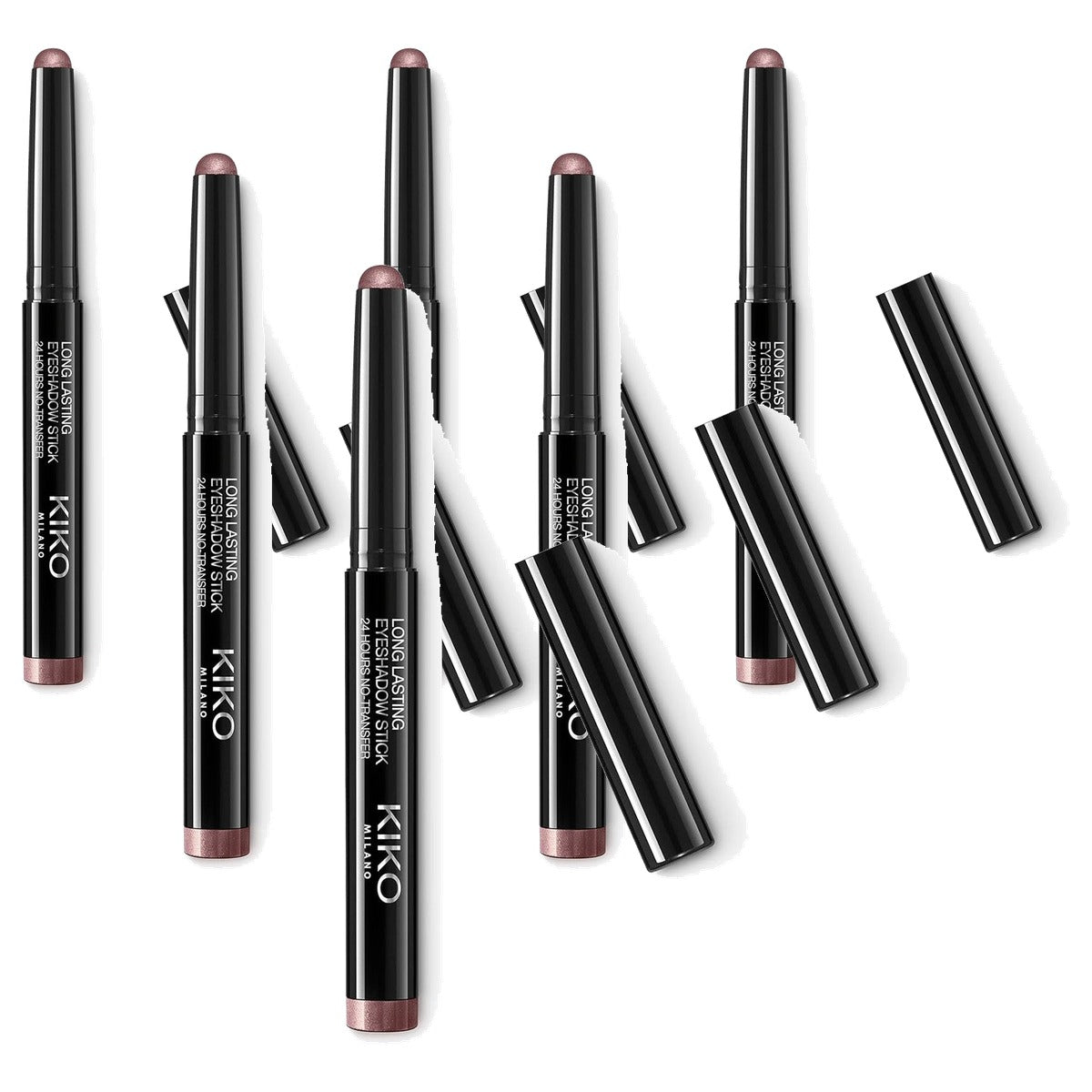 Kiko Milano Langdurige Oogschaduwstick - kleur 14 Rosy Brown - 6-pack