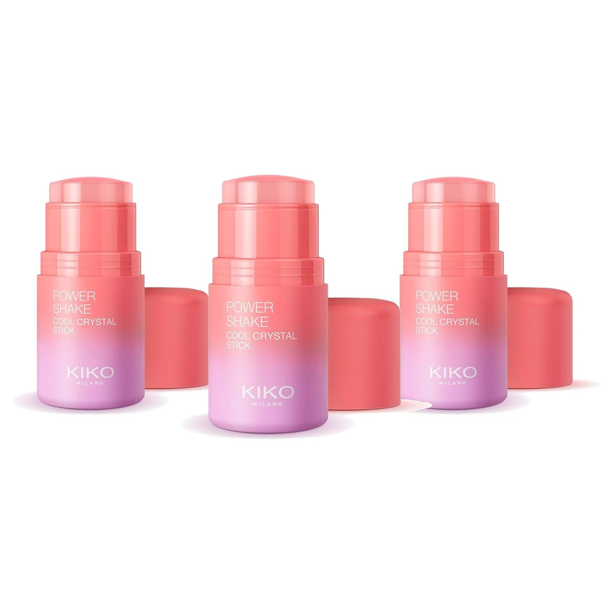 Kiko Milano Power Shake Cool Crystal Stick - 3-pack