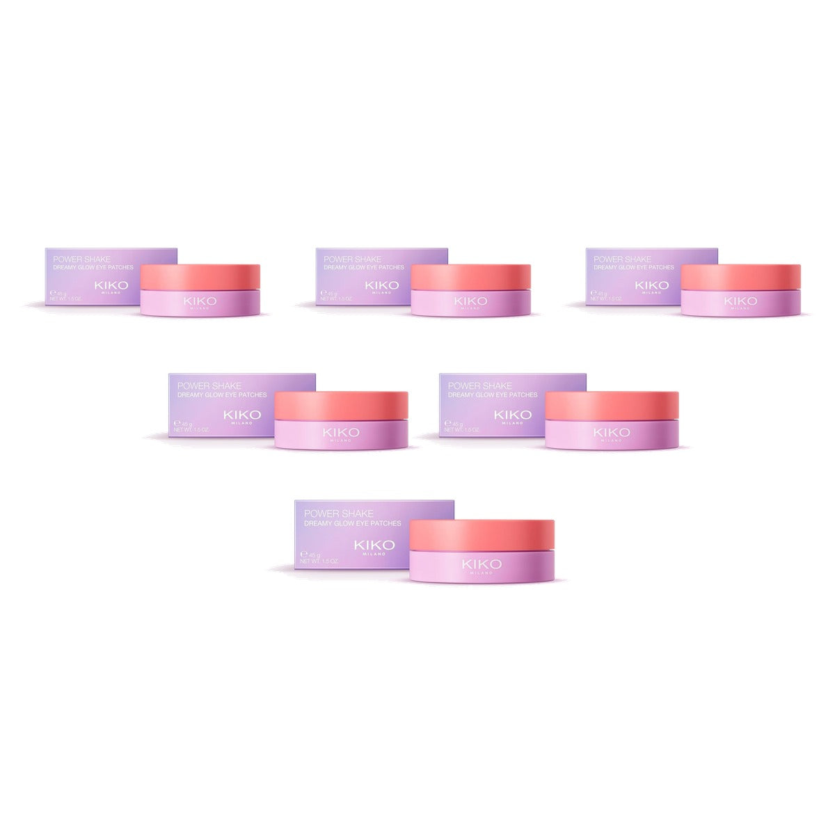 Kiko Milano Power Shake Dreamy Glow Eye Patches 32 Stuks - 6-pack