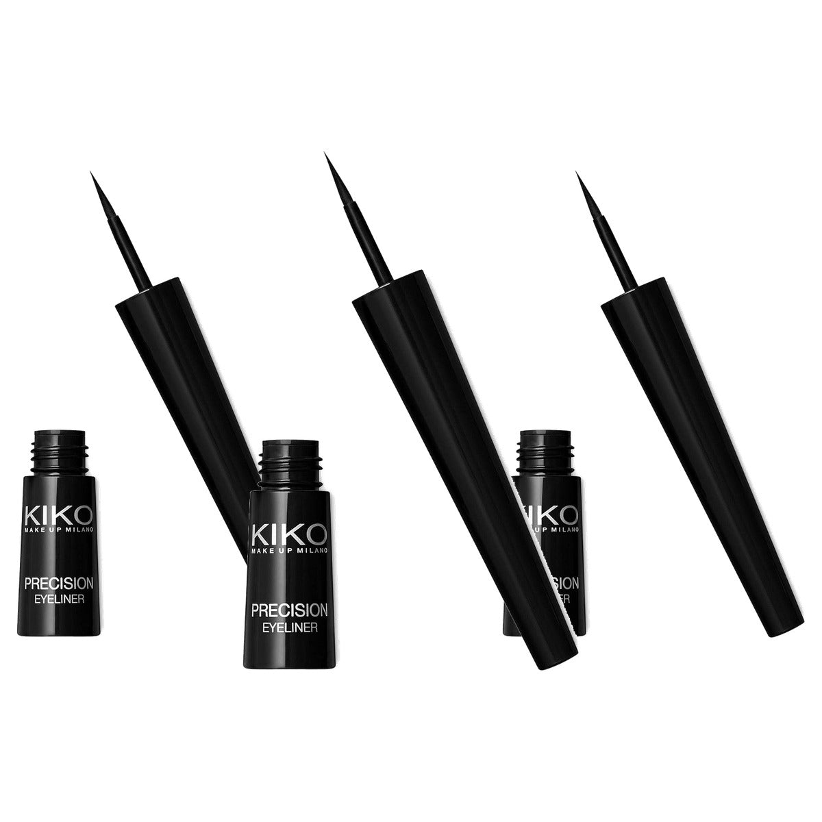 Kiko Milano Precision Eyeliner New 2012 Parabenen Vrij - 3-pack