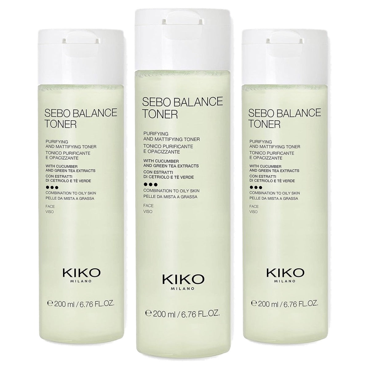 Kiko Milano Sebo Balance Toner - 3-pack