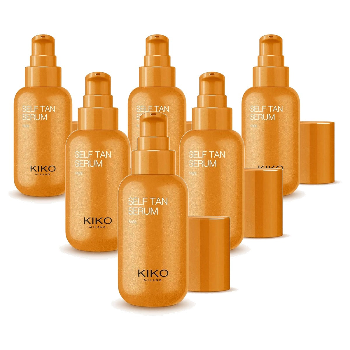 Kiko Milano Self Tan Serum Face Hydraterend Glow-Serum - 6-pack