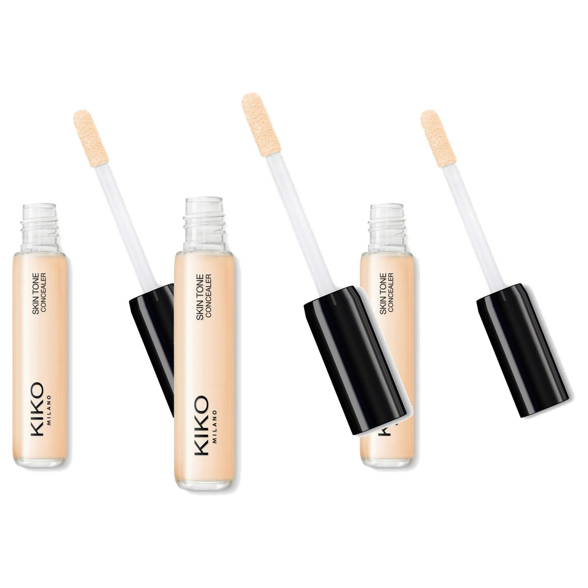 Kiko Milano Skin Tone Concealer 02 Ivoor - 3-pack