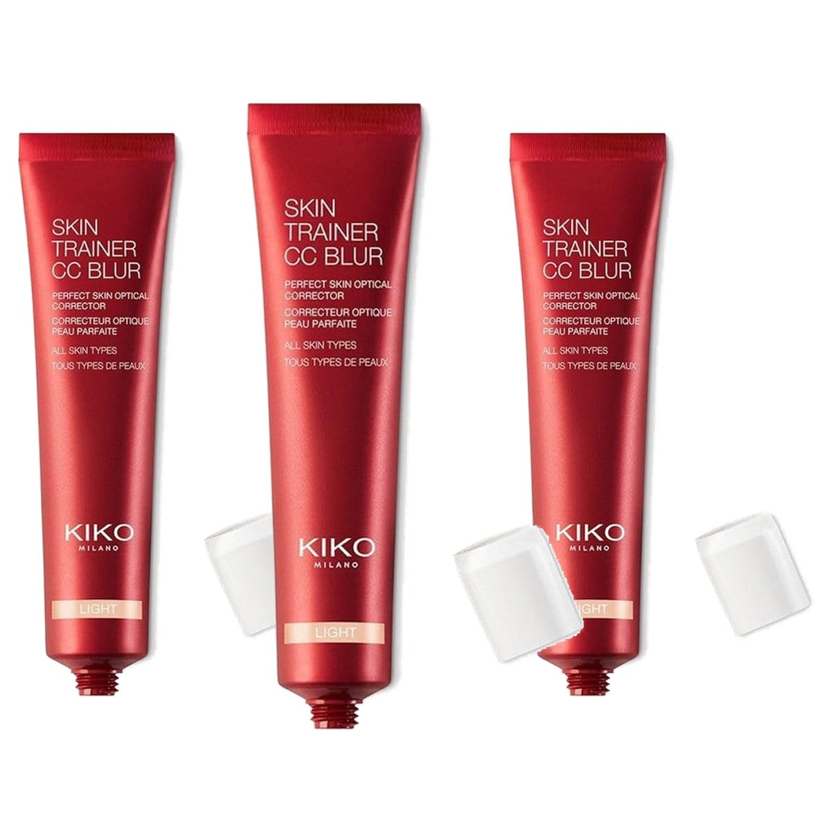Kiko Milano Skin Trainer CC Blur Kleur 01 - 3-pack