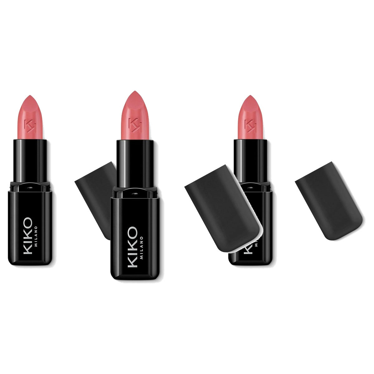 Kiko Milano Smart Fusion Lipstick Kleur 405 Vintage Rose - 3-pack