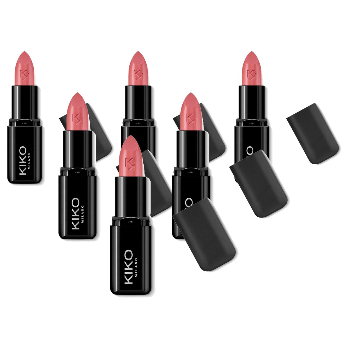 Kiko Milano Smart Fusion Lipstick Kleur 405 Vintage Rose - 6-pack