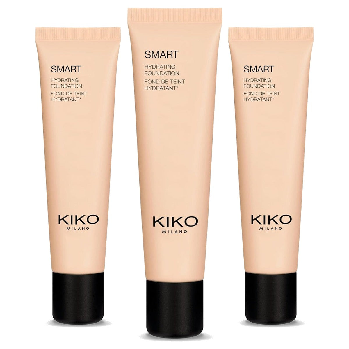 Kiko Milano Smart Hydrating Foundation 16 N 40 - 3-pack