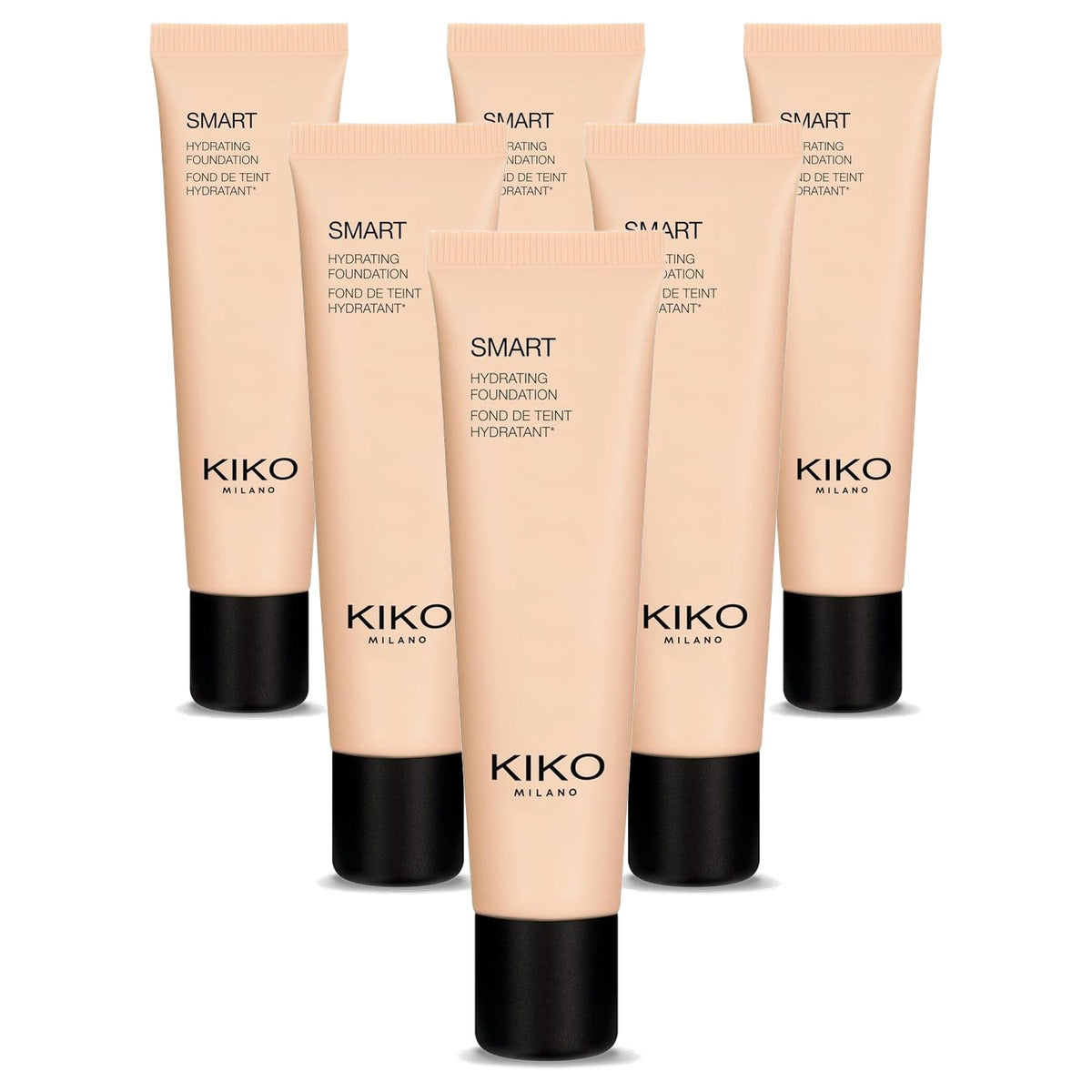 Kiko Milano Smart Hydrating Foundation 16 N 40 - 6-pack