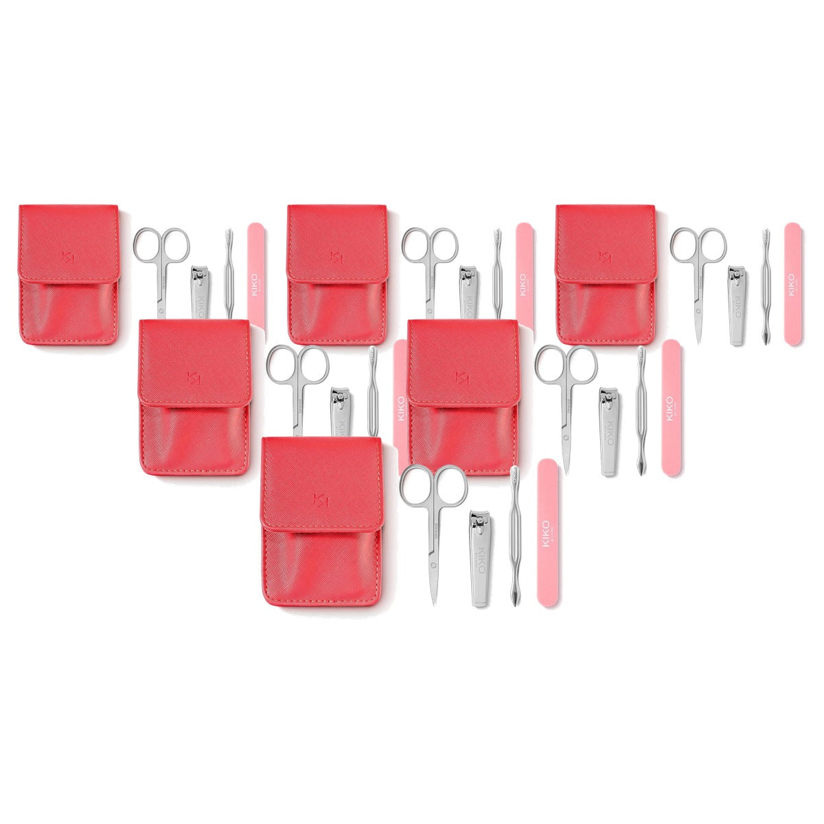Kiko Milano Smart Manicure Kit met Etui - 6-pack