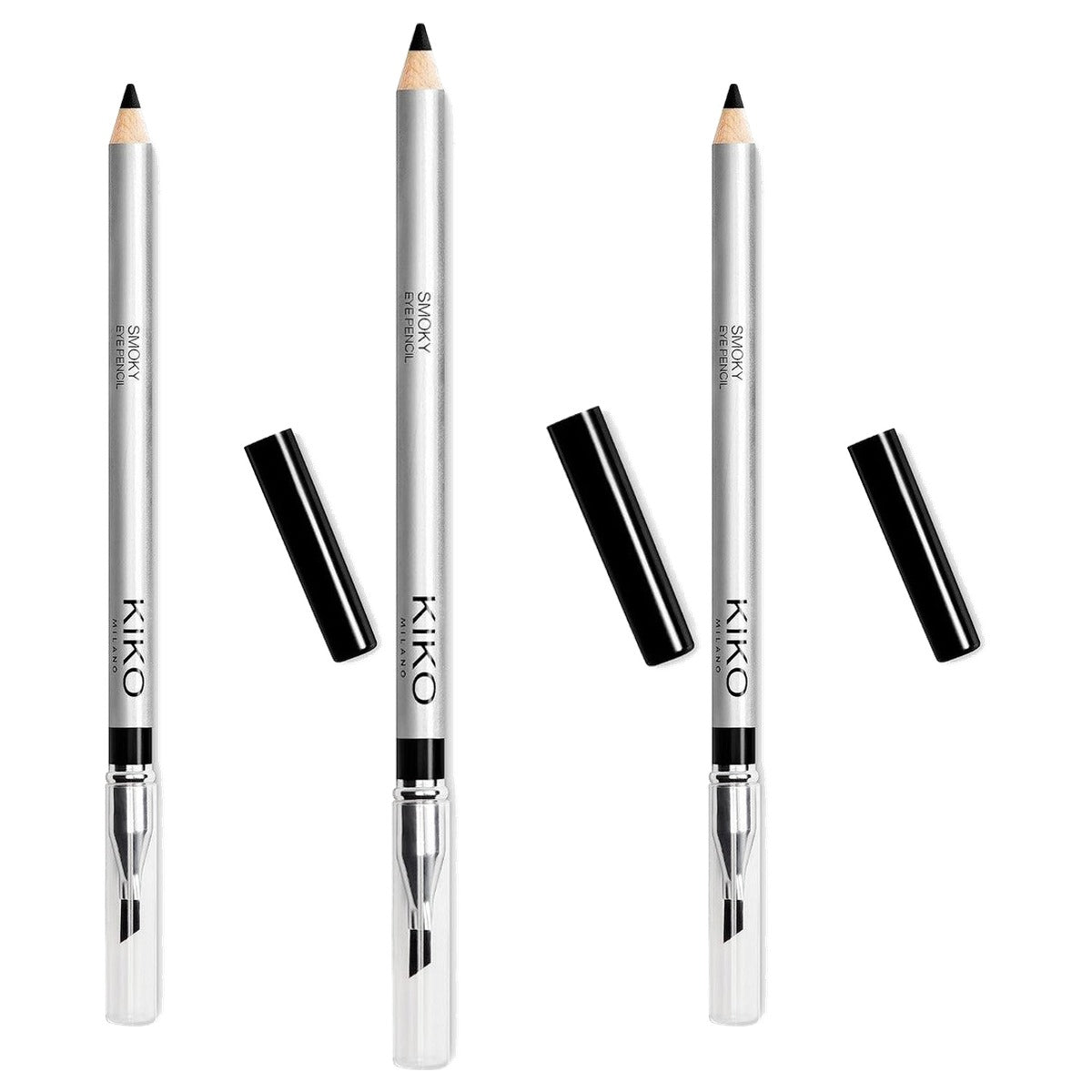 Kiko Milano Smoky Eye Pencil Kleur 01 - 3-pack