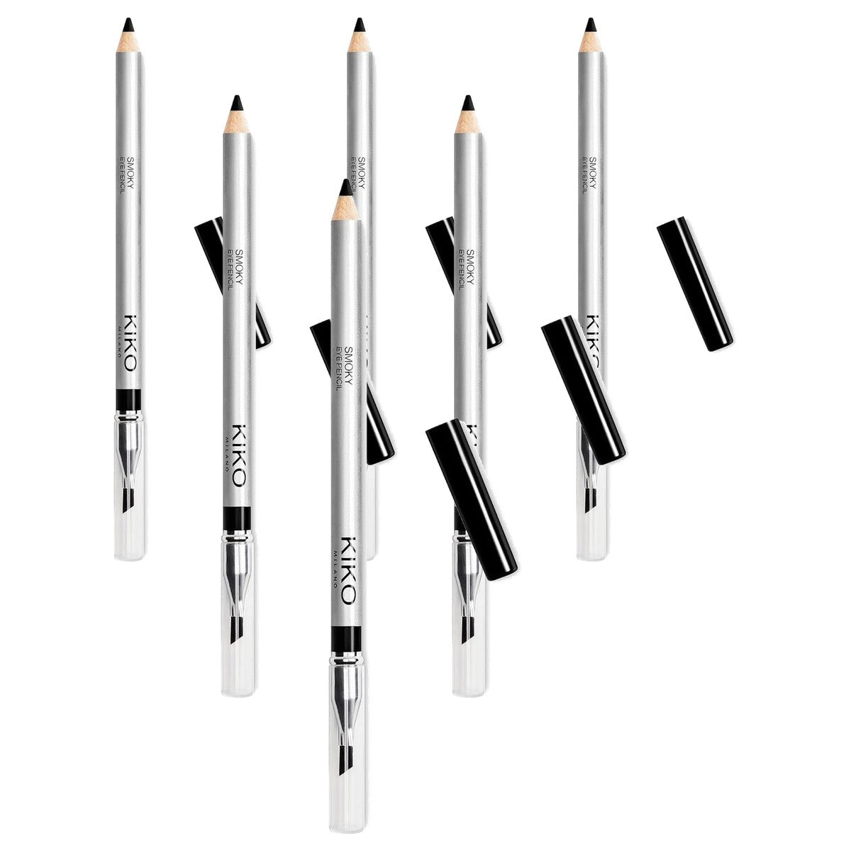 Kiko Milano Smoky Eye Pencil Kleur 01 - 6-pack