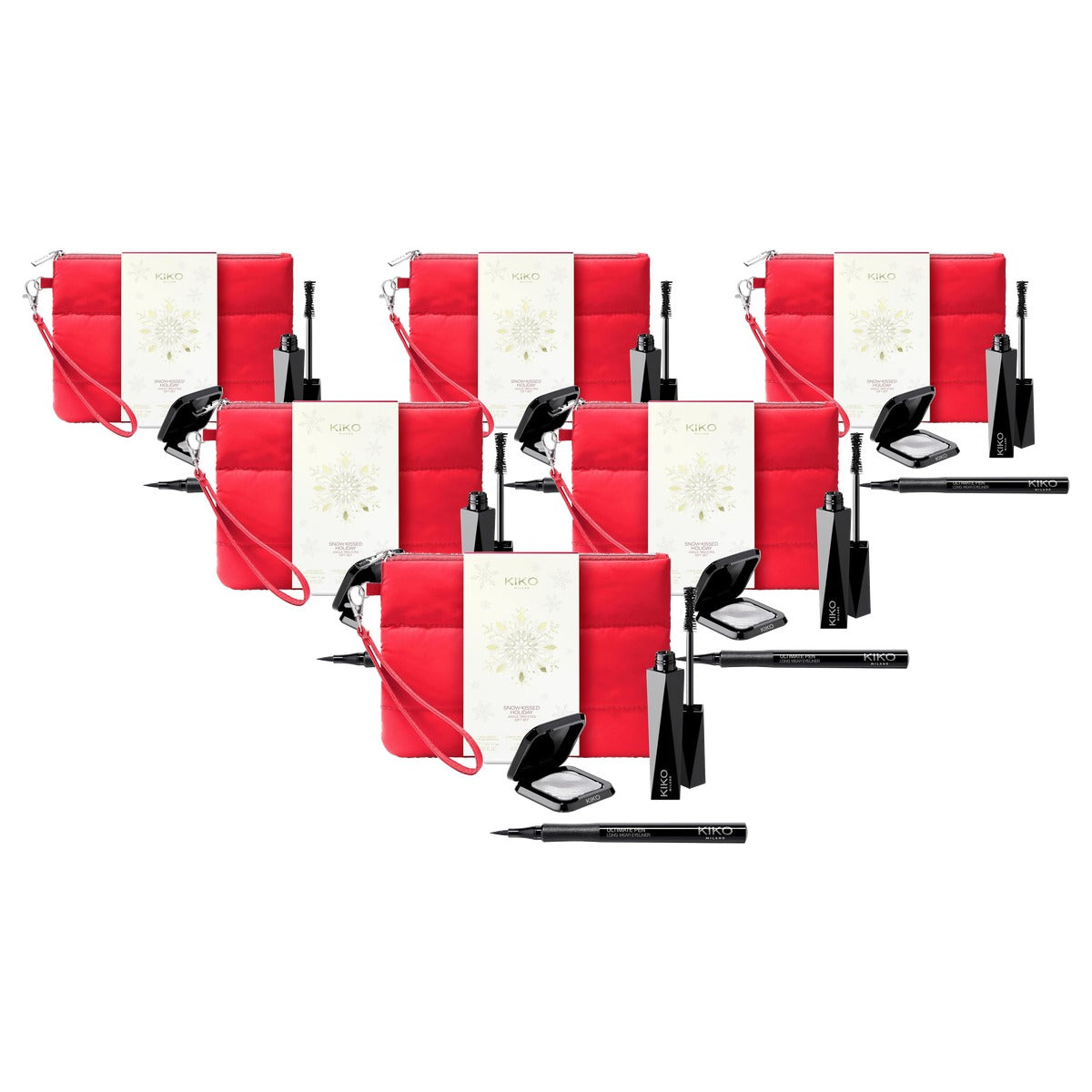 Kiko Milano Snow-Kissed Holiday Jingle Trio Eyes Gift Set - 6-pack