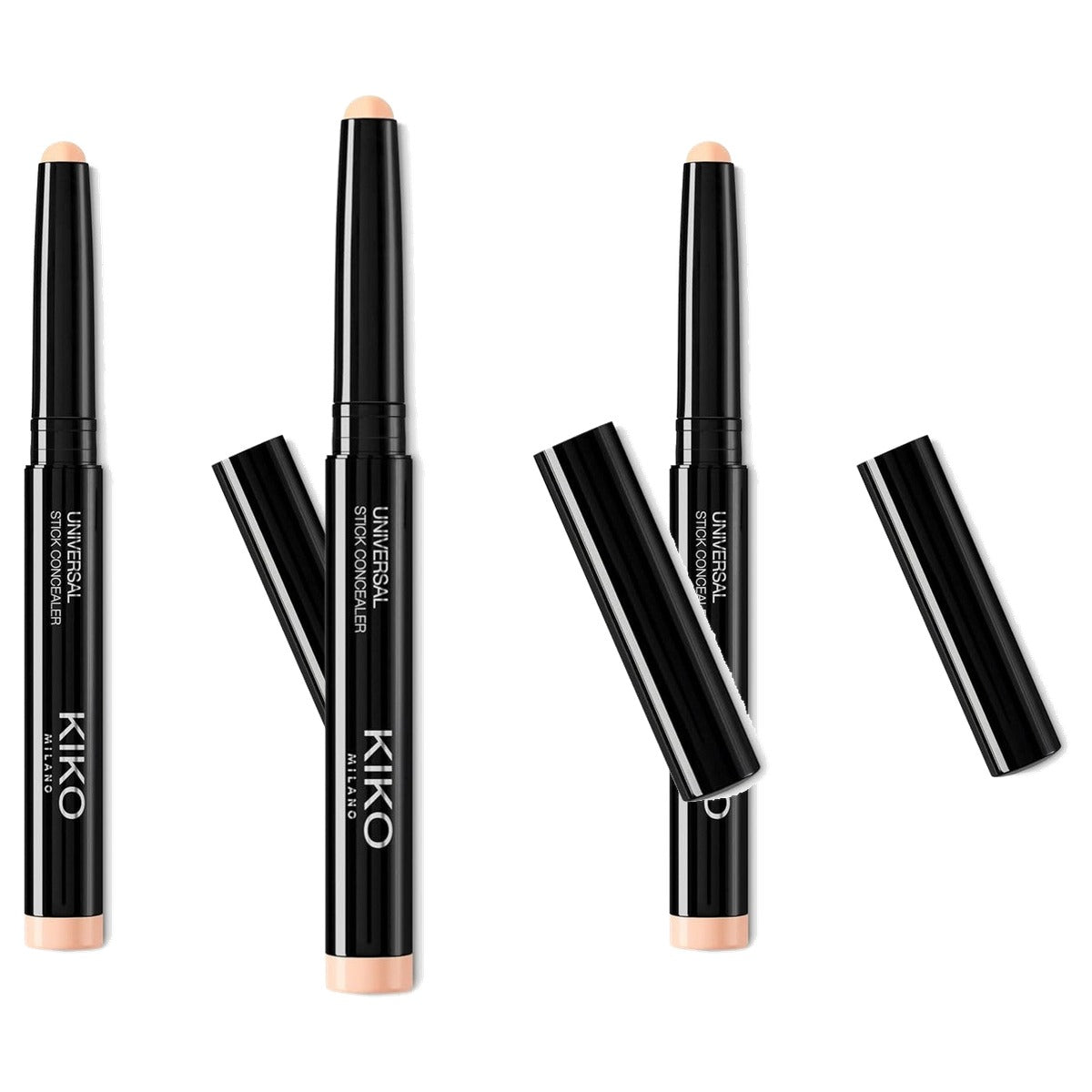 Kiko Milano Universal Stick Concealer Kleur 02 Light Beige - 3-pack