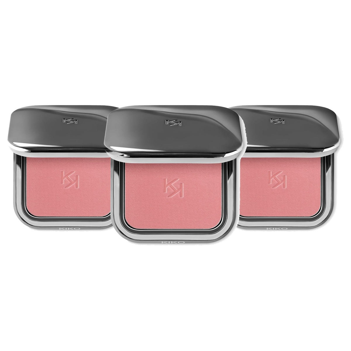 Kiko Milano Unlimited Blush - kleur 10 Warm Mauve - 3-pack