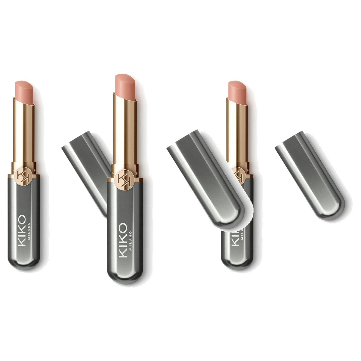 Kiko Milano Unlimited Stylo 01 Crème-lippenstift - 3-pack