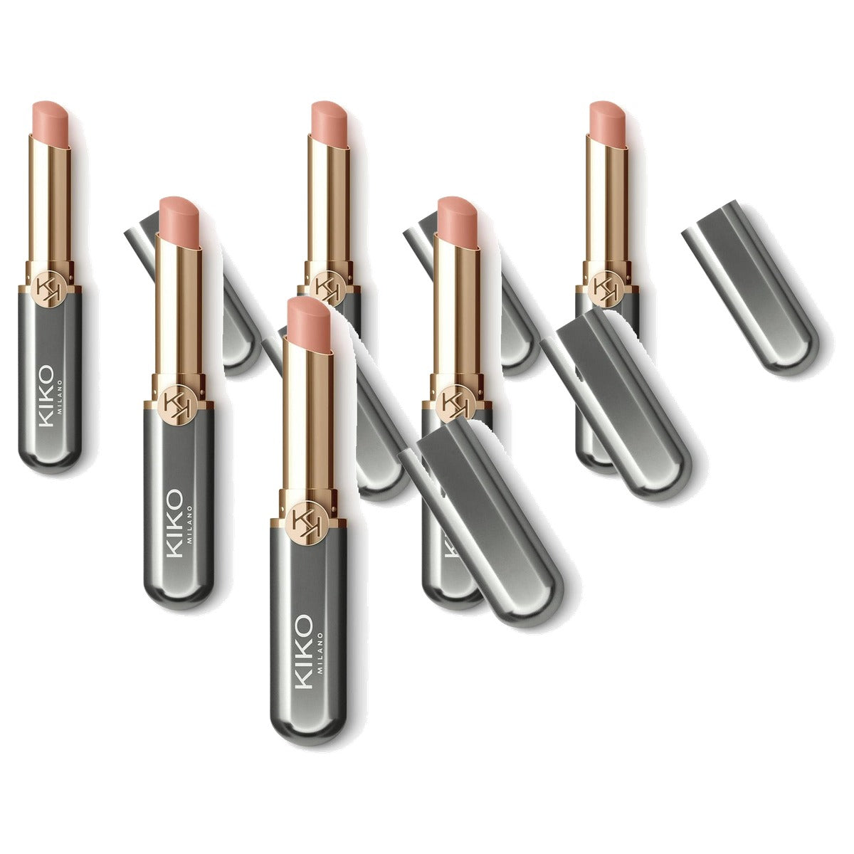 Kiko Milano Unlimited Stylo 01 Crème-lippenstift - 6-pack