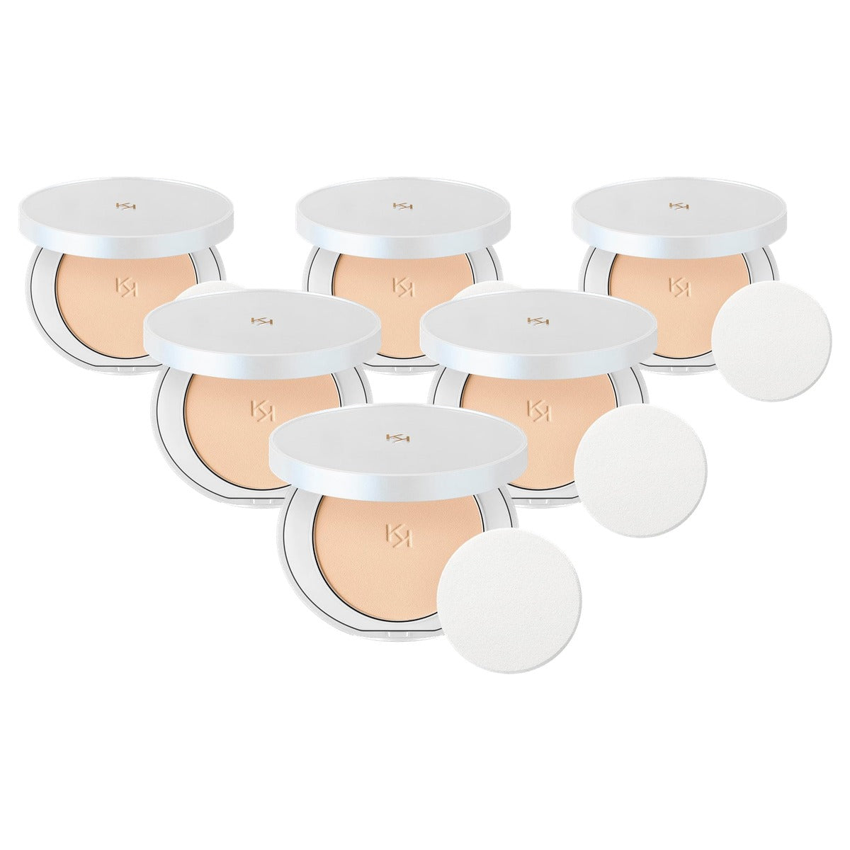 Kiko Milano Urban Shield Powder Foundation SPF 50-02 - 6-pack