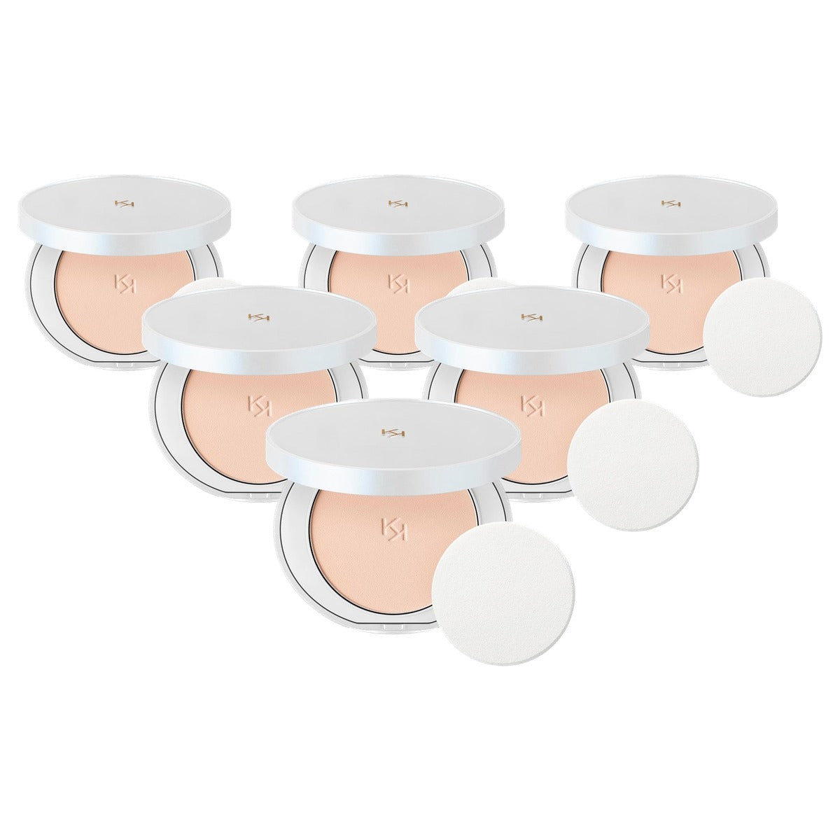 Kiko Milano Urban Shield Powder Foundation SPF 50-01 - 6-pack