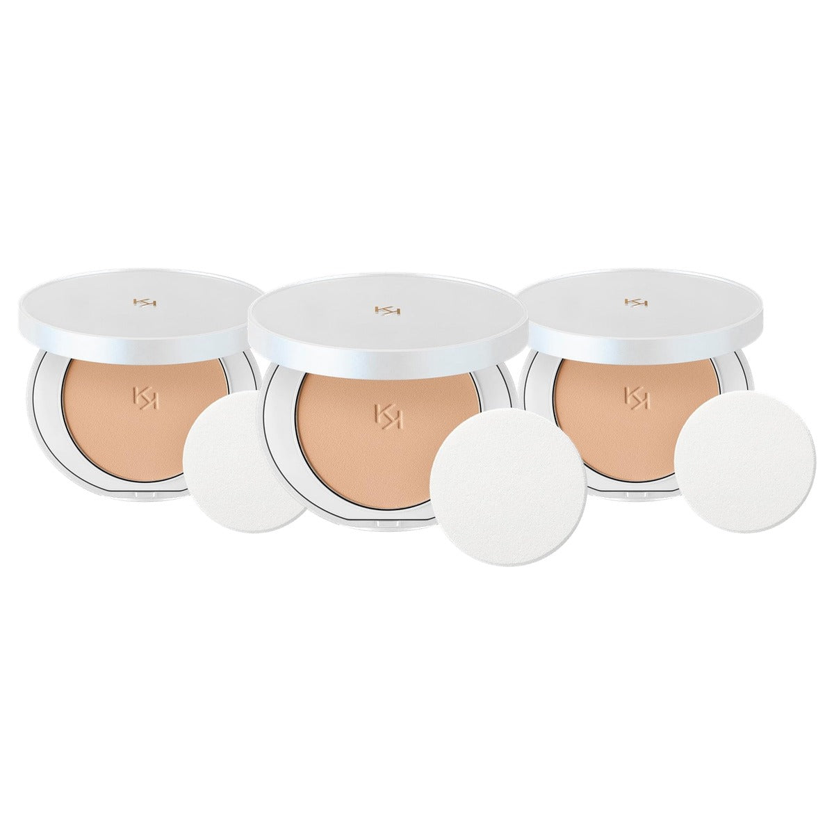 Kiko Milano Urban Shield Powder Foundation SPF 50 - 03 - 3-pack