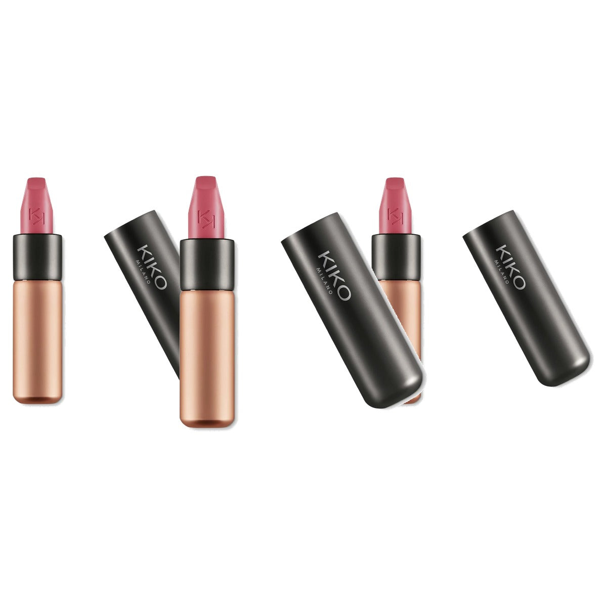 Kiko Milano Velvet Passion Matte Lipstick Kleur 315 Mauve - 3-pack