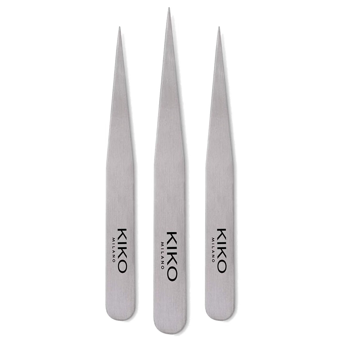 Kiko Milano Professioneel Wenkbrauwpincet met Puntige Punt - 3-pack