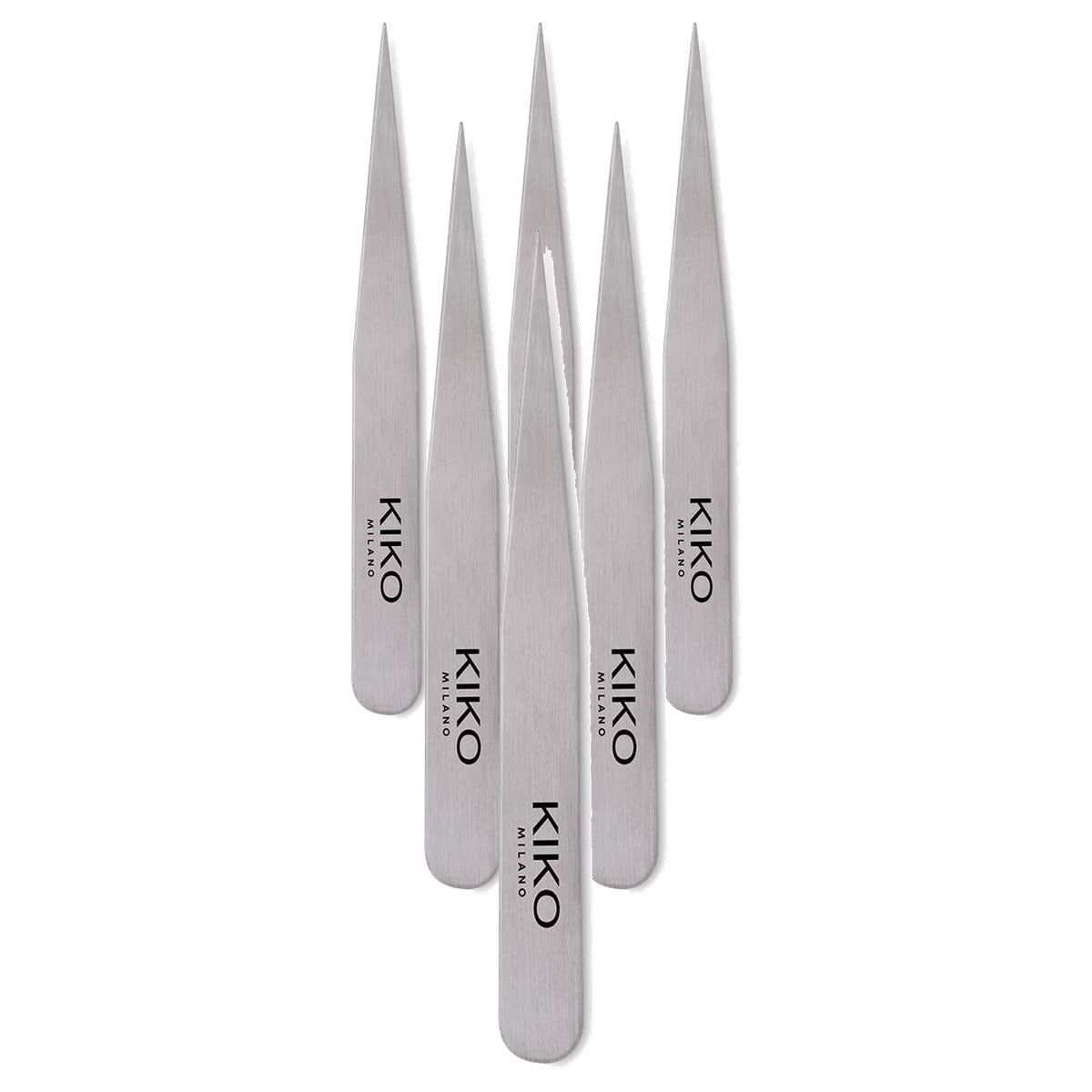 Kiko Milano Professioneel Wenkbrauwpincet met Puntige Punt - 6-pack