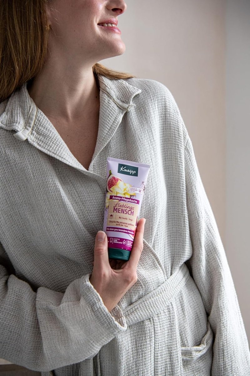 Kneipp Aroma - Pflegedusche Lieblingsmensch - Duschgel mit natürlichen Extrakten aus Vanille und Bio Feige & pflegendem Mandelöl - 200ml door Huishoudvoordeel nu bij Huishoudvoordeel