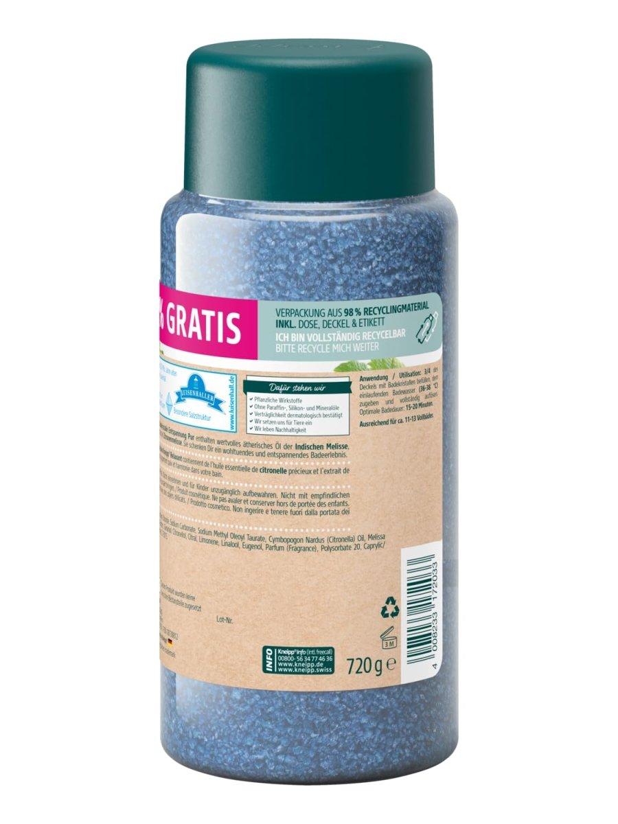 Kneipp Badkristallen Pure Ontspanning XL – Badzout met Indiase Melisse en Citroenmelisse – Limited Edition – 720 g door Huishoudvoordeel nu bij Huishoudvoordeel