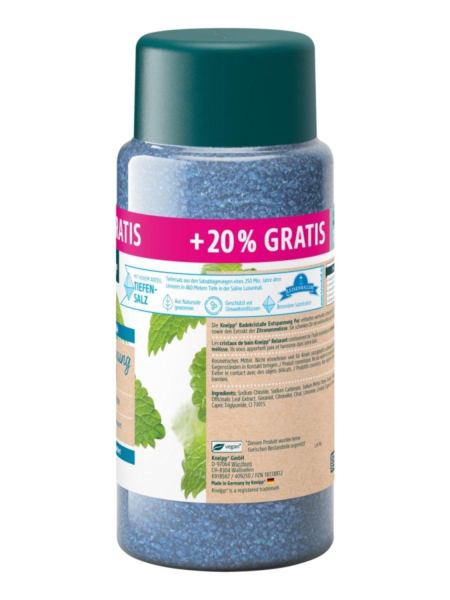 Kneipp Badkristallen Pure Ontspanning XL – Badzout met Indiase Melisse en Citroenmelisse – Limited Edition – 720 g door Huishoudvoordeel nu bij Huishoudvoordeel
