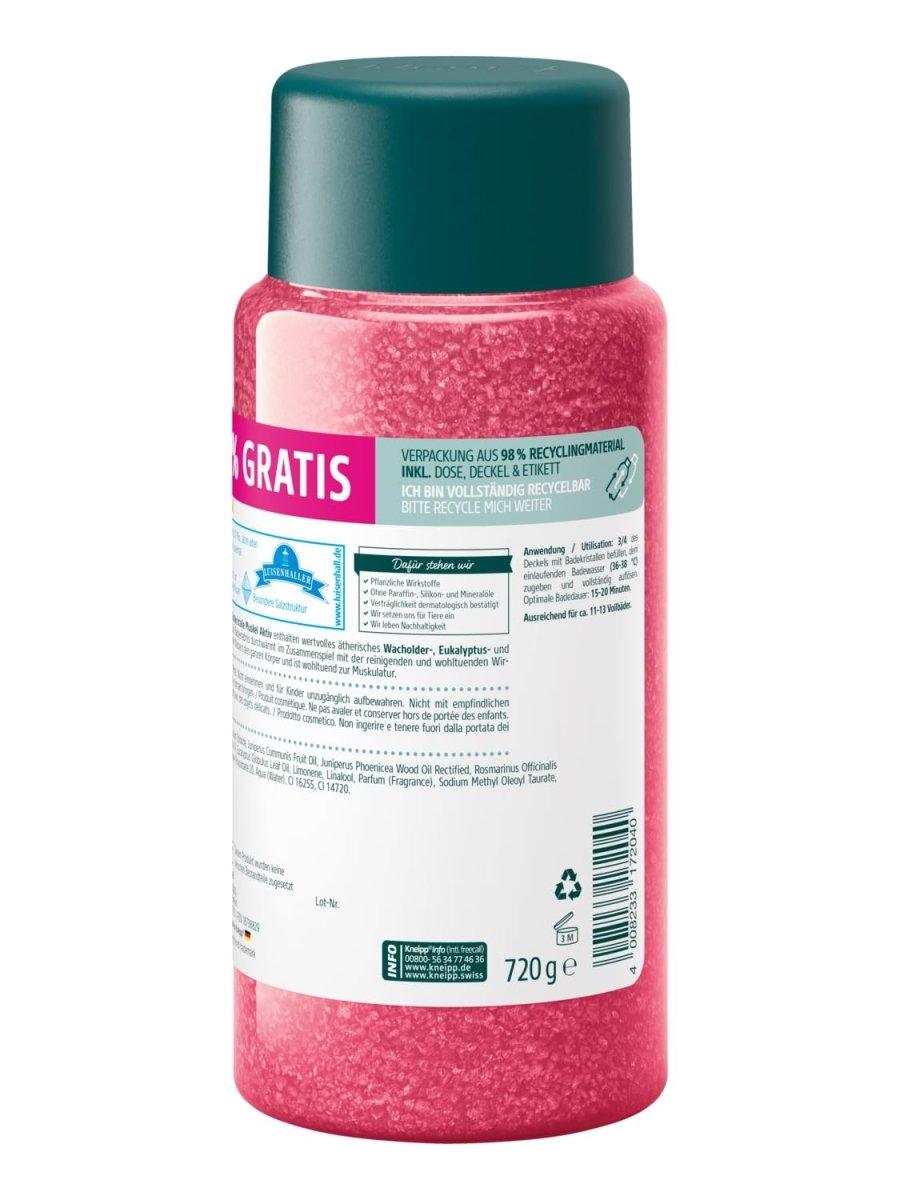 Kneipp Badkristallen Spier Actief XL – Badzout met Jeneverbes, Eucalyptus en Rozemarijn – Verwarmend – 720 g door Huishoudvoordeel nu bij Huishoudvoordeel