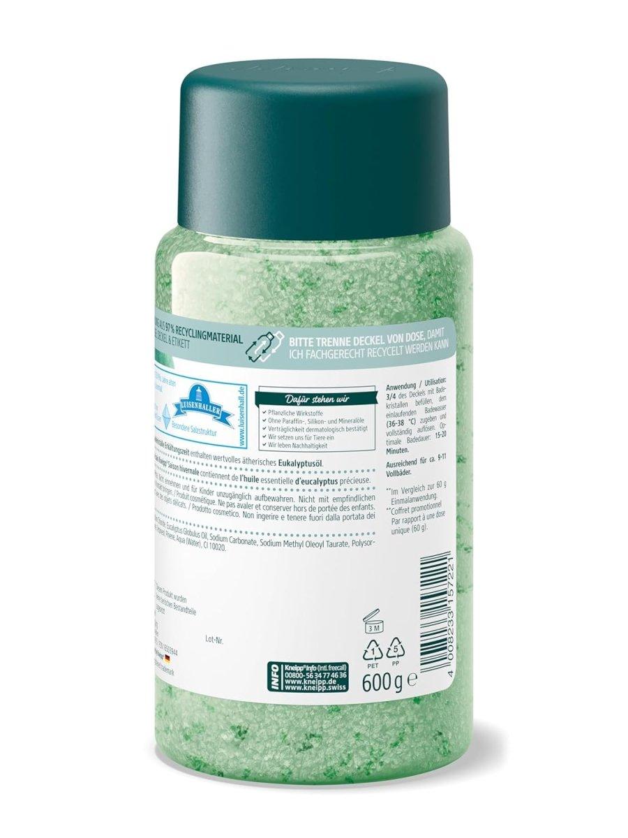 Kneipp Badkristallen Verkoudheid – Badzout met Eucalyptus en Munt – Aromatisch Bad voor de Koude Dagen – 600 g door Huishoudvoordeel nu bij Huishoudvoordeel