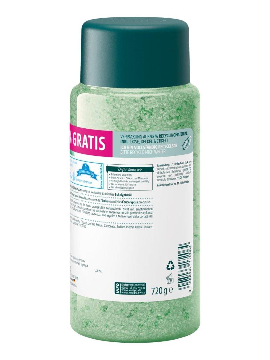 Kneipp Badkristallen Verkoudheid XL – Badzout met Eucalyptus en Munt – Limited Edition – 720 g door Huishoudvoordeel nu bij Huishoudvoordeel