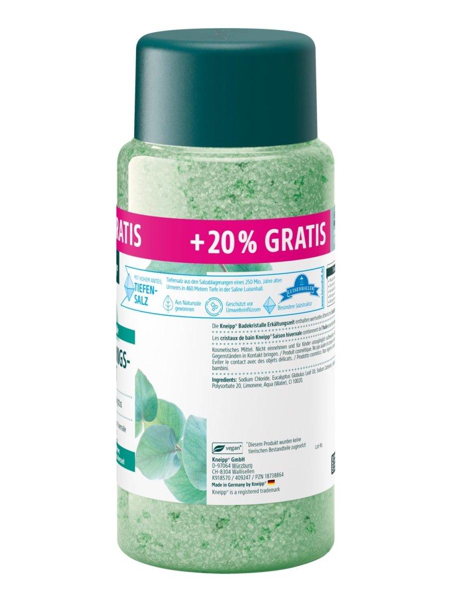 Kneipp Badkristallen Verkoudheid XL – Badzout met Eucalyptus en Munt – Limited Edition – 720 g door Huishoudvoordeel nu bij Huishoudvoordeel