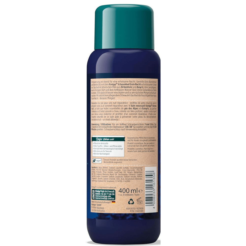 Kneipp Badschuim Good Night – 400 ml door Kneipp nu bij Huishoudvoordeel