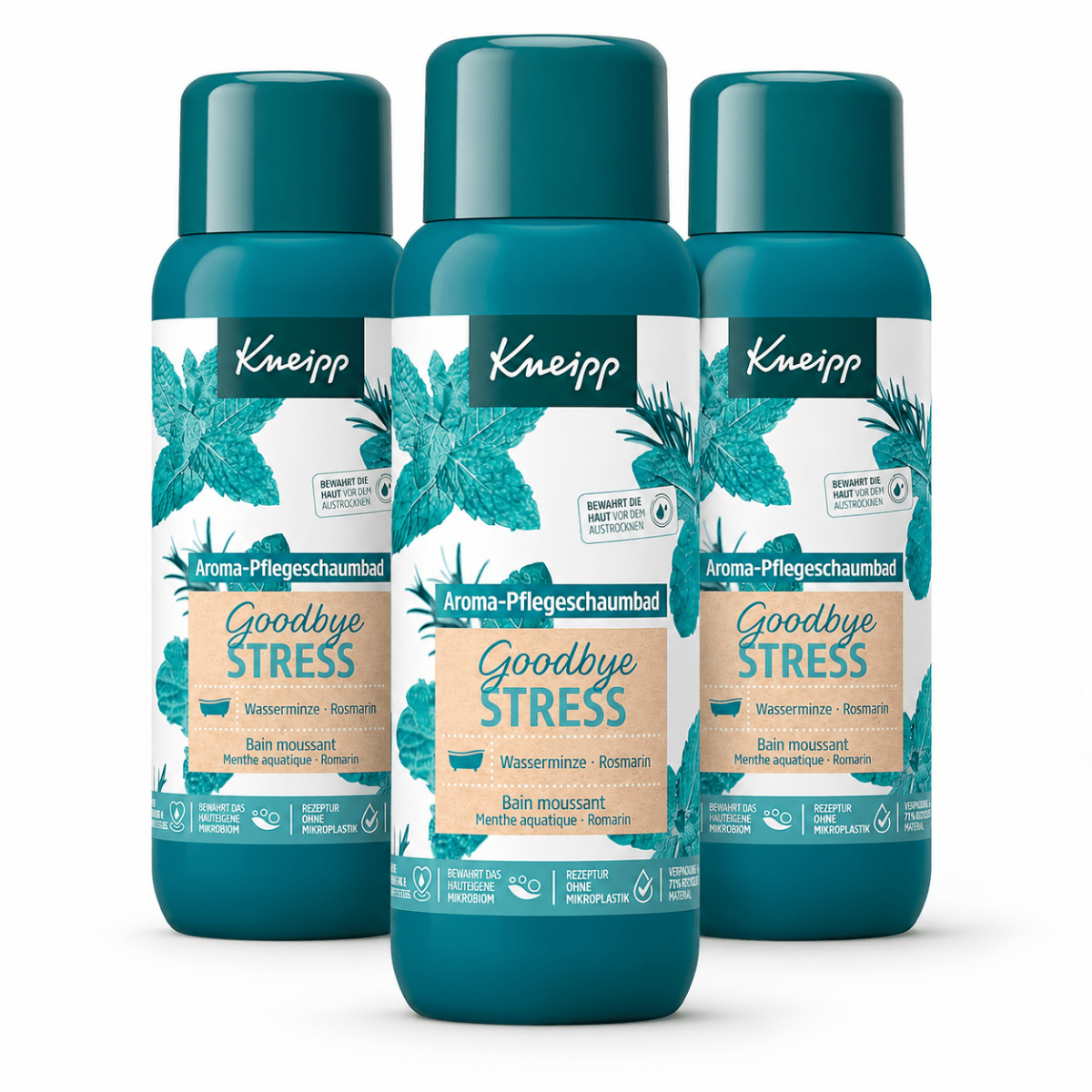Kneipp Badschuim Goodbye Stress – 3x400 ml door Kneipp nu bij Huishoudvoordeel