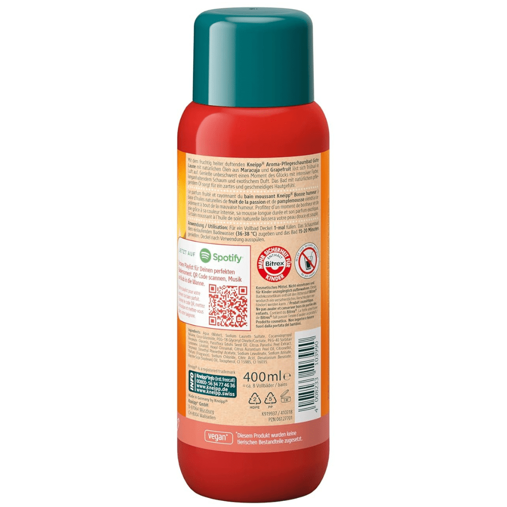 Kneipp Badschuim Gute Laune – 400 ml door Kneipp nu bij Huishoudvoordeel