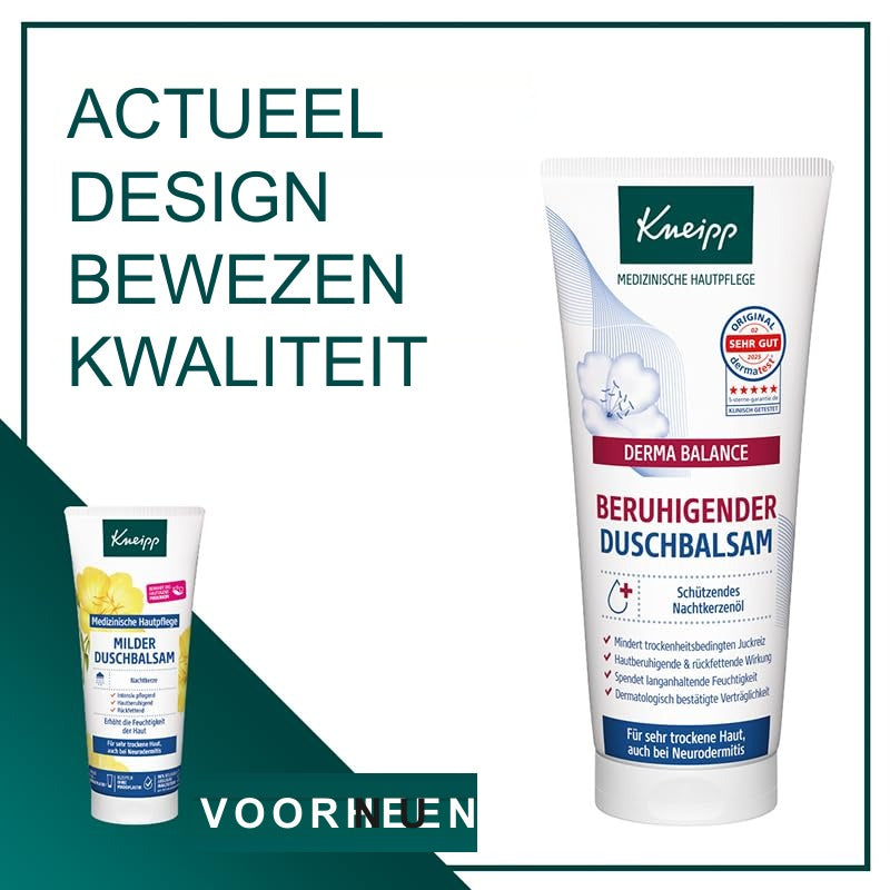 Kneipp Derma Balance Douchegel / Balsem – Kalmerende Doucheverzorging voor Zeer Droge en Gevoelige Huid – 200 ml