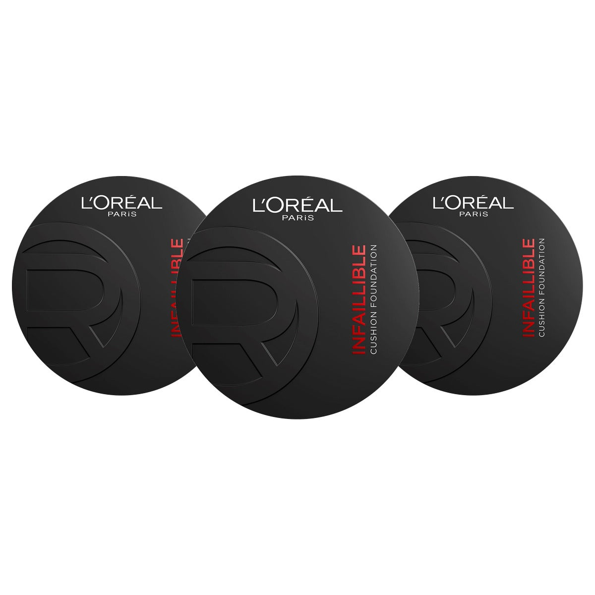 L'Oreal Paris Infaillible Fresh Wear Cushion Foundation N100 - 3-pack