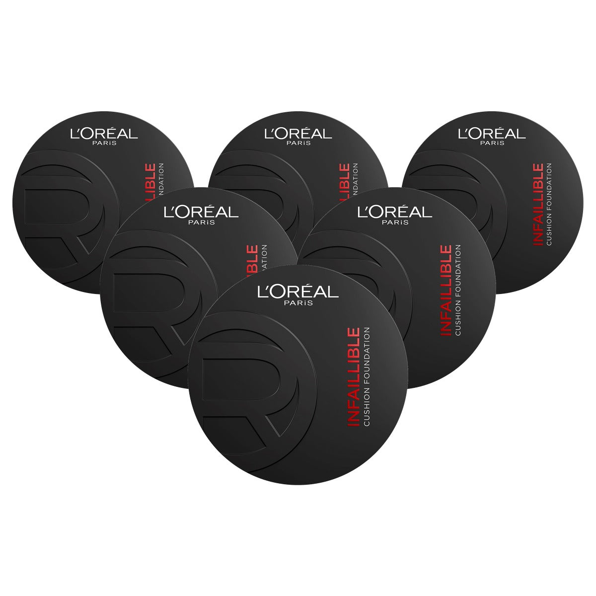 L'Oreal Paris Infaillible Fresh Wear Cushion Foundation N100 - 6-pack