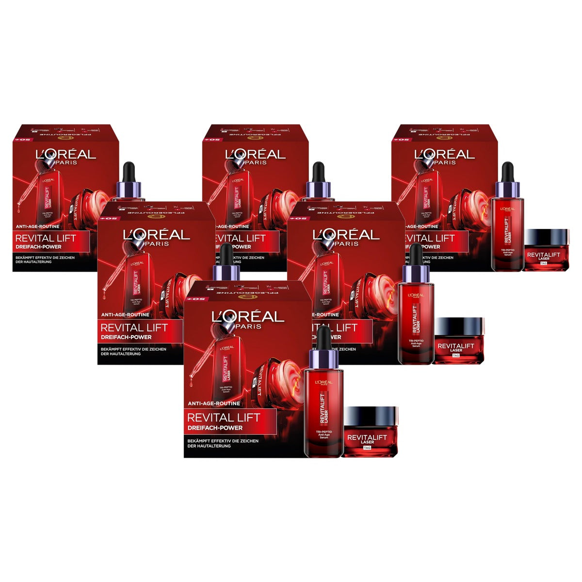 L'Oréal Paris Revitalift Laser anti-aging verzorgingsset - 6-pack